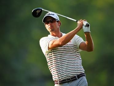 Adam Scott's lead has been reduced to three at Bay Hill